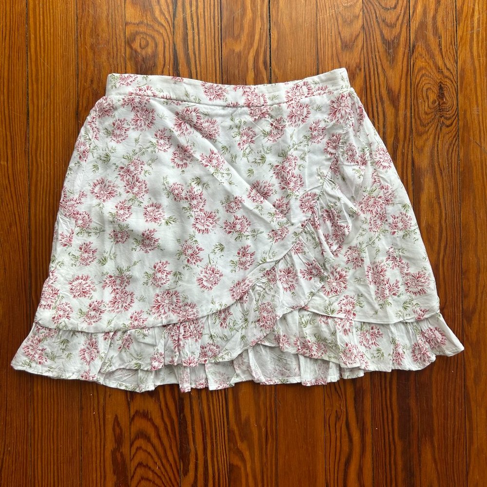 Floral Mini Skirt